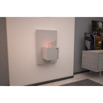 Биокамин Kronco Kvadro Mini Wall White