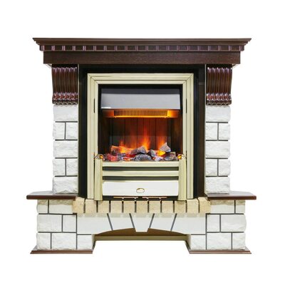 Электрический камин Dimplex Pierre Luxe угловой с очагом Opti-Myst Cavendish