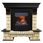 Электрический камин Dimplex Pierre Luxe (шампань) с очагом Opti-Myst Danville
