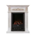 Электрический камин Dimplex Marseille (белый дуб) с очагом Optiflame Viotta