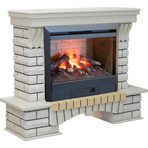 Электрокамин Real-Flame Country 26 WT с очагом 3D Helios 26