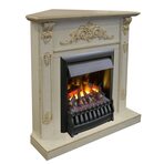 Электрокамин Real-Flame Anita Corner WT с очагом 3D Oregan