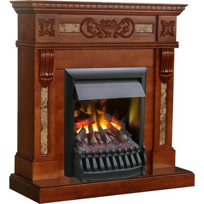 Электрокамин Real-Flame Corsica STD/EUG AO с очагом 3D Oregan
