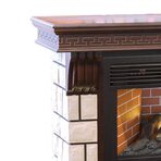 Электрокамин Real-Flame Stone New 26 с очагом 3D Novara 26