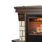 Электрокамин Real-Flame Stone New Corner с очагом 3D Helios
