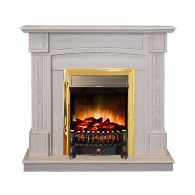 Электрокамин напольный белый Real Flame Andrea LO с Fobos Lux S BR