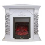 Электрокамин RealFlame Athena Corner GR STD/EUG/25/24 WT с очагом Majestic s Lux BL