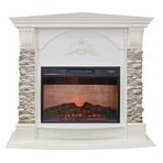 Электрокамин RealFlame Athena Corner GR STD/EUG/25/24 WT с очагом Irvine 24