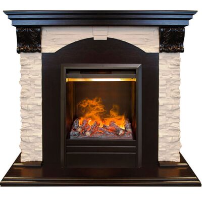 Электрокамин Real-Flame Dublin Lux STD/EUG AO с очагом 3D Olympic