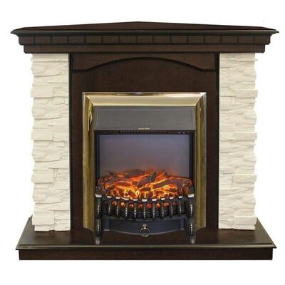 Электрокамин Real-Flame Elford Corner STD/EUG/24/25'5/HL AO c очагом Fobos s Lux BL/BR