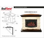 Электрокамин Real-Flame Elford Corner 25 AO c очагом Firefield 25 S IR