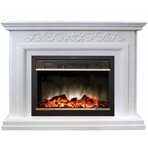 Электрокамин Real-Flame Leticia 26 WT-P511 с очагом Moonblaze Lux Bl/Br