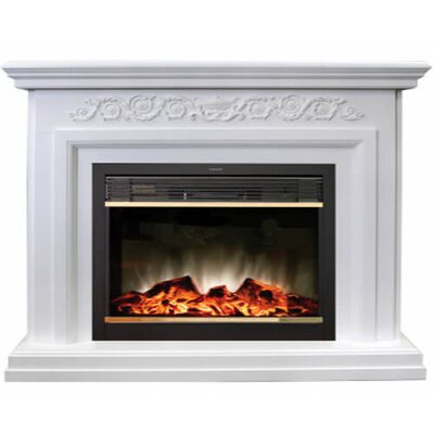 Электрокамин Real-Flame Leticia 26 WT-P511 с очагом Moonblaze Lux Bl/Br