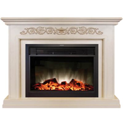 Электрокамин Real-Flame Leticia 26 WT-659 с очагом Moonblaze Lux Bl/Br