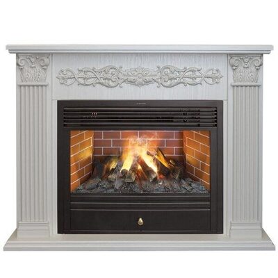 Электрический камин Real-Flame Milton 26 WT с очагом 3D Novara
