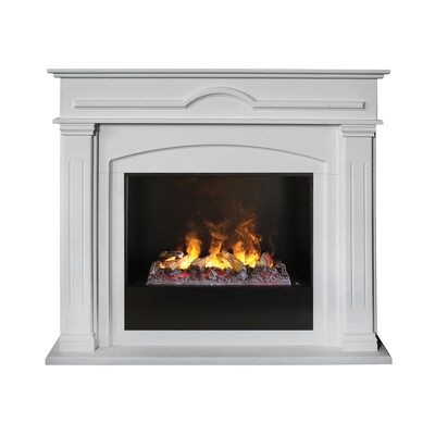 Электрокамин RealFlame Mirra 26 WT с очагом 3D Cassette 630 + Black вставка