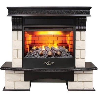 Электрокамин Real-Flame Vermont 25,5 AO с очагом 3D Firestar 25,5