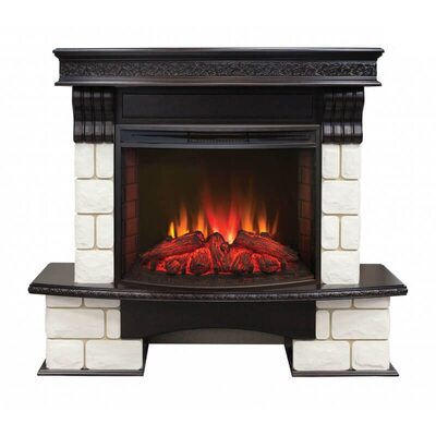Электрокамин Real-Flame Vermont 25,5 AO с очагом Evrika 25,5 LED