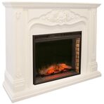 Электрокамин Real-Flame Victoria 26 WT с очагом Moonblaze Lux Bl/Br