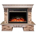 Электрокамин Real-Flame Sorento 26 WT с очагом Moonblaze Lux Bl/Br