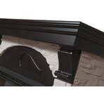 Электрический камин Electrolux Torre 25S белый/ шпон венге с очагом EFP/P - 2520LS