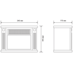 Мини-камин Electrolux EFP/M- 5012B