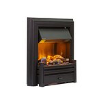 Электрический очаг Dimplex Opti-Myst Brookline Black с эффектом живого пламени