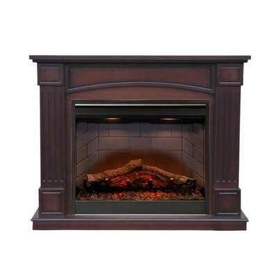 Электрический камин Dimplex Boston махагон коричневый антик с очагом Symphony 26''