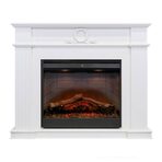 Портал для электрокамина Dimplex NeoClassic под очаг Optiflame Symphony DF 2608 белый дуб