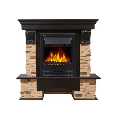 Электрический камин Electrolux Pietra Classic U камень сланец натуральный, шпон темный дуб
