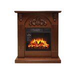 Портал Royal Flame Chester Wood под очаг Vision 18 LED FX орех