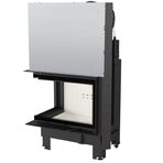 Каминная топка MBZ/L/BS/G/SG, Г-образное стекло слева, гильотина