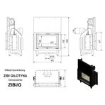 Каминная топка Zibi/G с гильотиной