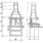 Барбекю Andros 2 (Palazzetti)