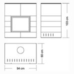 Облицовка камина Quadro (EdilKamin)