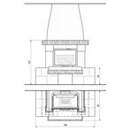 Облицовка камина AVIGNONE (Palazzetti)