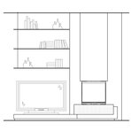 Облицовка для камина BRIGHTON Medea, под SF 56 3D (Palazzetti)