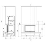 Облицовка камина OPUS D+CM правый (Supra)