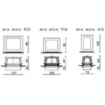 Облицовка для камина BIX BOX 76 inox, Cr76 (EdilKamin)