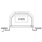 Облицовка для камина SILVER, Acquatondo 22 Plus - Forte Plus (EdilKamin)