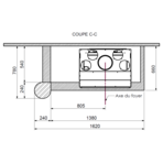 Облицовка для камина ANATOLIA Circular gauche (RLD)