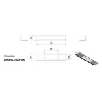 Стекло декоративное для биокамина BRAVO