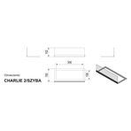 Стекло декоративное для биокамина CHARLIE 2