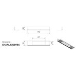 Стекло декоративное для биокамина CHARLIE