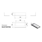 Стекло декоративное для биокамина QUAT
