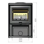 Чугунная печь K700, черный (Keddy)