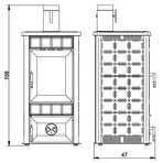 Печь Dory red (Palazzetti)