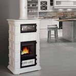 Печь Marlene Maxi con forno, white craquele L1 (Sergio Leoni)