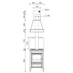 Печь-плита RUSTICA 60 L THERMO (J. Corradi)