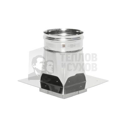 Переход с прямоугольника в диаметр ППKM-Р (М) D200, 430, 1.0 L 130/ 260/ H 250